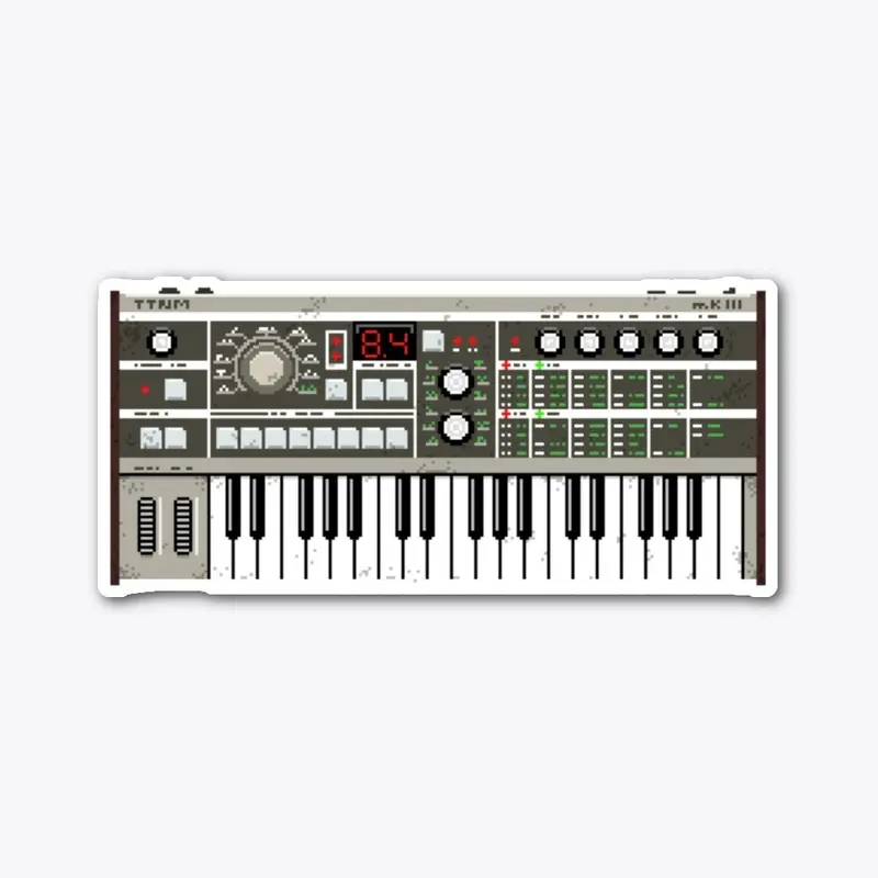 MicroKorg Synth Pixel Art